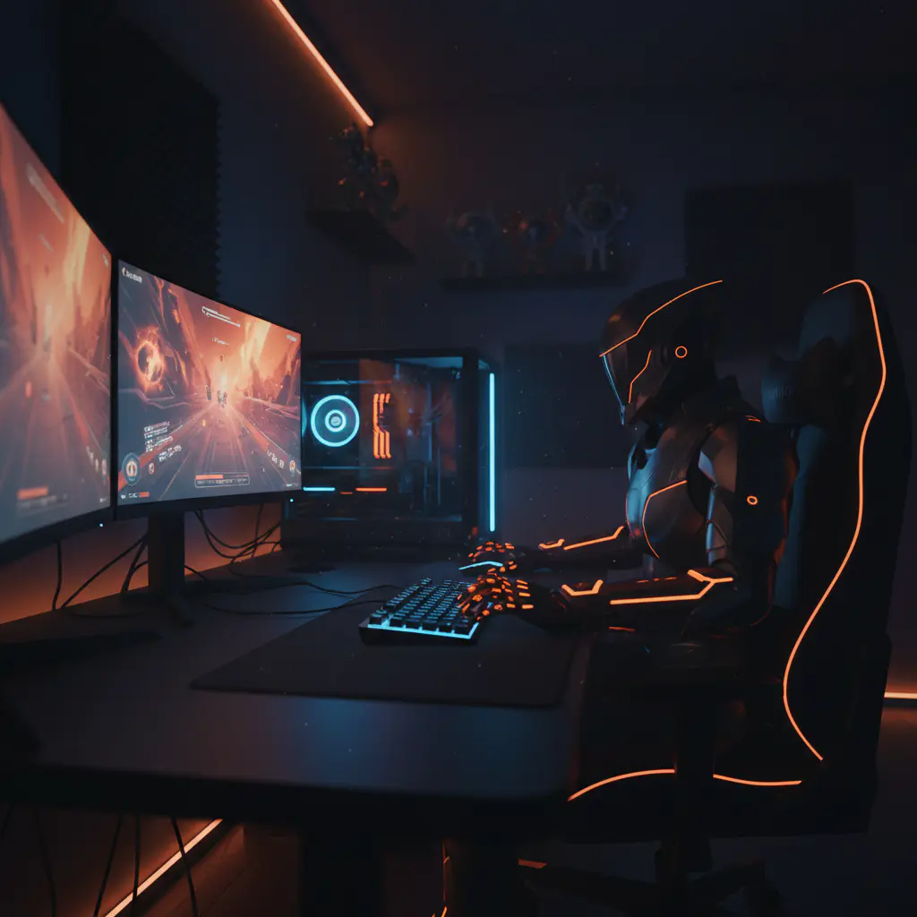Epic PC Game Scene